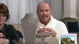 JAI Sterling Silver Giraffe Ring, Cuff or Heart Enhancer on QVC