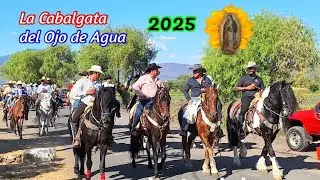 La bonita Cabalgata del Ojo de Agua de la Fiesta de la Virgen de Guadalupe 2025 / Zamora Aventurero