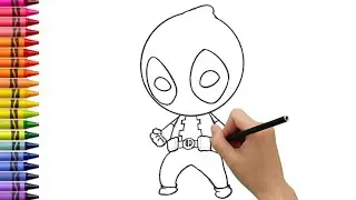 How to draw Deadpool 