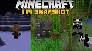 Minecraft 1.14 Yenilikleri Snapshot 14w18a !!! PANDALAR,BOĞALAR,CROSSBOW,YENİ BLOKLAR