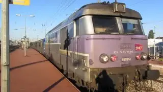 France: SNCF Class BB 67400 67614 departs Persan Beaumont towards Le Treport