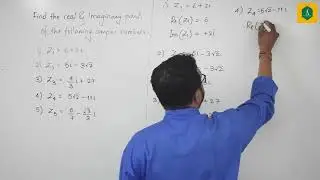 Problem 1 Real & Imaginary parts of complex numbers (with Important results)