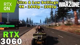 Call of Duty: WARZONE | RTX 3060 | Ryzen 7 5800X | 4K - 1440p - 1080p | Ultra & Low Settings