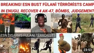 Biafra News Today: Eastern Security Network Ambushed Fulani Terrorists Camp in Enugu, Recover Bombs.