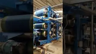 Dhall 2 Bowl Padding mangle with vertical cylinder drying range at Saygindima Textile Ethiopia