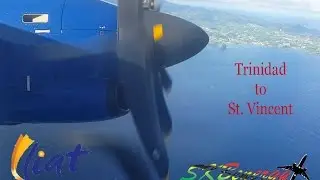Trinidad to St. Vincent on a LIAT ATR 42-600