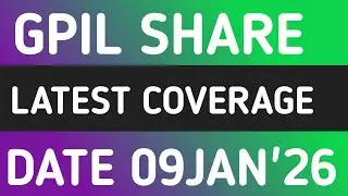 GPIL STOCK LATEST NEWS 9JAN'26/GODAWARI POWER & ISPAT SHARE LATEST NEWS 