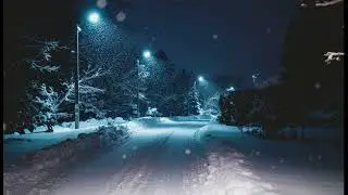 Playlist l  Winter Memories - Silent Lo-fi Hip Hop & Blizzard ASMR [1 Hour Loop]