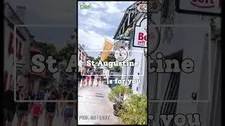 If you love history and Colonial Architecture then St. Augustine is for you!