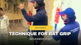 Technique for Bat Grip|| Cricket Beginners #cricket #cricketlover #coaching #technique #howto 