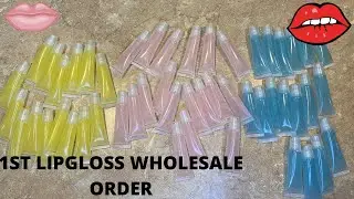 WATCH ME MAKE LIP GLOSS WHOLESALE ORDER|1st WHOLESALE ORDER