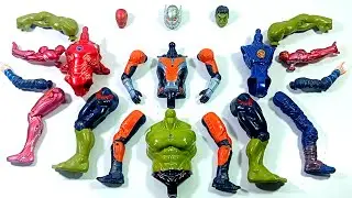 ASSEMBLE SUPERHERO TOYS..ANT MAN vs IRONMAN vs DR STRANGERS vs HULK SMASH... 