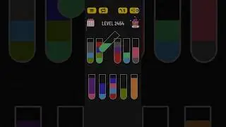 Water sort puzzle level 2454 #solveitwithme #gamesolution #games #play #puzzlegamesolver #solutions