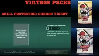 Premium & Ultimate Vintage Packs! Skill Protection Change Ticket + PSCT & More! MLB 9 INNINGS 22