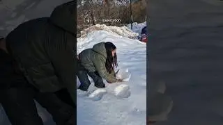 Ожидание против реальности #шорты #снег #снежноесердце #зима