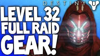 Destiny: Level 32 Full Hunter Raid Armor! Crota's End Gear & Exotic Armors Showcase