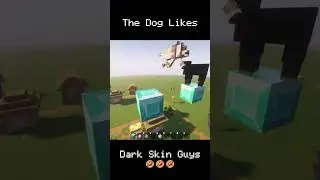 The Dog Likes Dark Skin Guys👶🏿#minecraft #sinhtonminecraft #minecraftmemes #memes #darkmemes #gaming