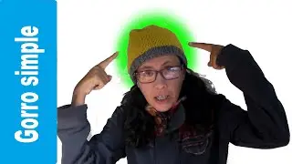 Gorro simple a dos agujas | gorro de punto | como hacer un gorro de lana | proyecto tejeril