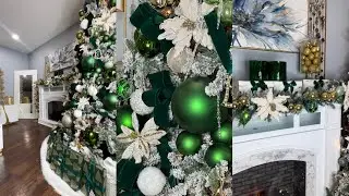 Зеленый рождественский декор, гирлянда для камина, очень большой, хобби, вестибюль, большие участки