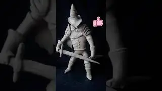 Sculpting Abyss Watchers [Dark Souls 3] Fan Art Sculpture #shorts