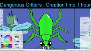 Wild Fairy predators Art Timelapse