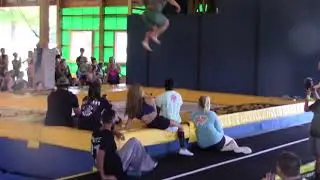 Even Crazier Tumbling Demo @ Camp Woodward w/ Austin Raye, Dion, Morgan, Fernando, OSU BAMF!