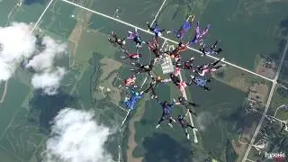 Iowa State Formation Skydiving Record Attempt