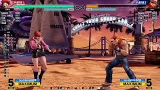 THE KING OF FIGHTERS XV_夏爾美_4.5氣花式連段高傷害演示8割