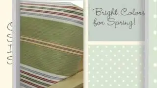 Custom Slipcovers With Stripes!