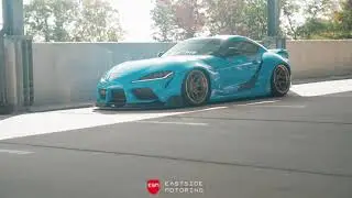 SEMA 2021 Pandem Rocket Bunny WIDEBODY Supra w/ Performance Fi EXHAUST x Eastside Motoring
