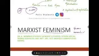 MARXIST FEMINISM: Lecture- 7 (Gender Studies/ Political Science/ Other Social Sciences) 