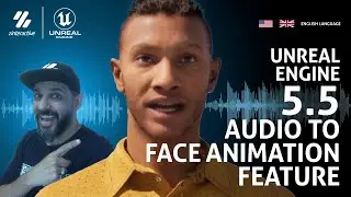 Unreal Engine 5.5 Audio to Face Animation | Create Realistic Facial Animations Easily! English