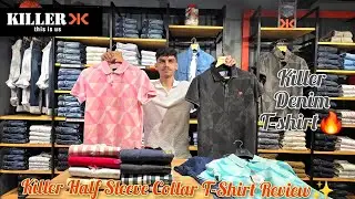 Killer Half Sleeve Collar T-Shirt Collection | Killer Denim T-shirt | Design ho to aisa
