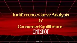 Indifference Curve Analysis: Complete Concept & Consumer Equilibrium (One Shot)