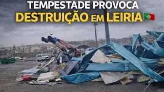 &Eacute; muito dif&iacute;cil ver Leiria assim😥