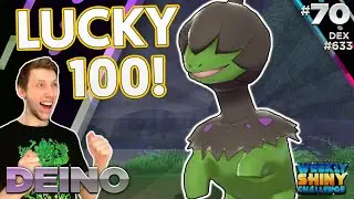 INSANE 100! Incredible Shiny Deino! | Sword and Shield Shiny Reaction | #70