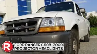 Spec-D Projector Headlights Ford Ranger (98-99-00) Halo Black or Chrome | Features & DIY Install
