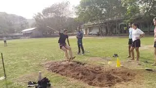 Assam police  Girls Practice Long jump 🦘 14 + feet 🏃&zwj;♂️ my student 💯 🏃&zwj;♂️Ajit Athletics Academy #
