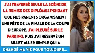 Mes parents ont séché ma remise de diplôme pour une Fête de la Finale de la Coupe d'Europe...