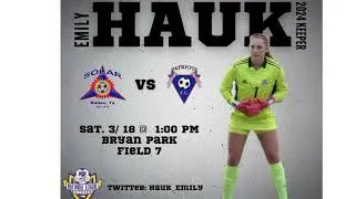 NPL Pro Showcase vs Patriots FC March 18