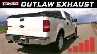 2004-08 Ford F-150 V8 - Flowmaster Outlaw Cat-back Exhaust System 817696