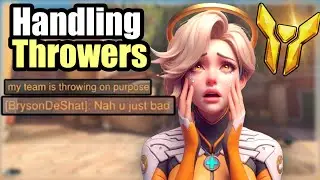 How One Trick Mercy Thinks- Dealing with Throwing Teammates| Overwatch Ranked Guide| Some Tips