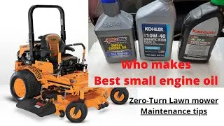 Лучшее масло для малых двигателей: масло Amsoil против масла Kohler, Kawasaki, советы по обслужив...