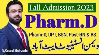 Pharm-D, DPT, BSN, Post-RN & BS  Psychology Fall Admission 2023