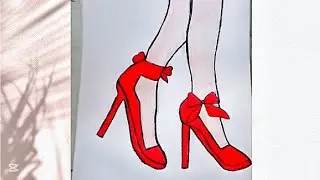 &ldquo;Red High Heels Drawing | Easy Step-by-Step for Beginners&rdquo;&ldquo;Fashion DrawingSimple Art Tutorial&rdquo;