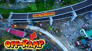 DRONE SHOT Skyway Stage 3 SECTION 2A' update NLEX SLEX CONNECTOR ROAD PROJECT 