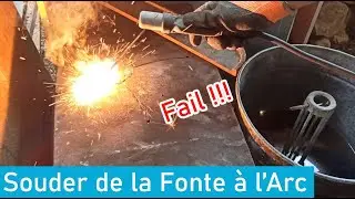 Souder de la Fonte à l'Arc, c'est pas facile !!!