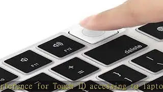 ProElife Ultra Thin Silicone Keyboard Cover Skin for Apple Magic Keyboard with Touch ID and Numeric