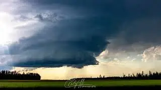 Supercell over Sundre, July 31-2023