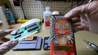 How to clean your SNES Super Nintendo Cartridge Video Games!